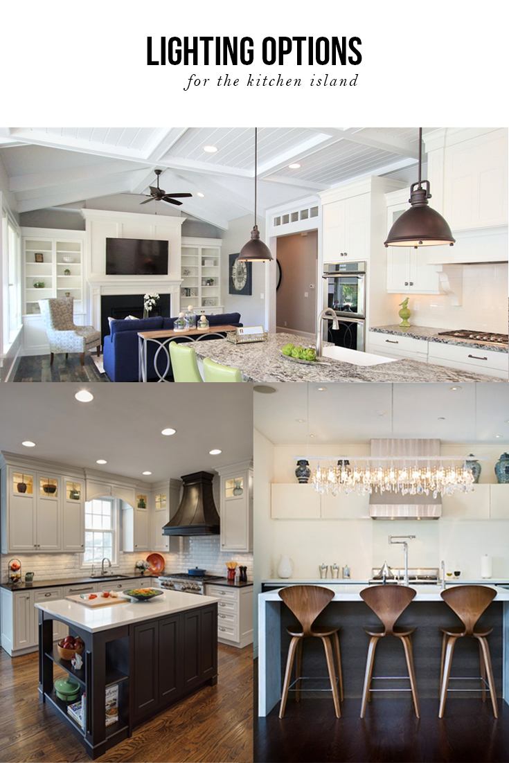 Lighting Options Over The Kitchen Island